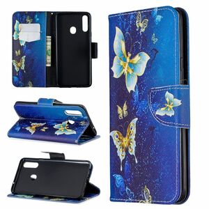 Fr Samsung Galaxy A20S A207F Kunstleder Handy Tasche Book Motiv 3 Schutz Hlle Case Cover Etui Neu