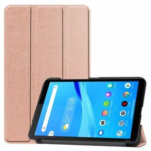 Fr Lenovo Tab M7 TB-7305F Tablet Tasche 3 folt Wake UP Smart Cover Etuis Rose Gold