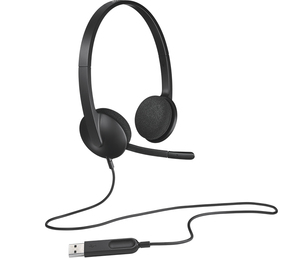 Logitech H340 Headset Kopfhörer Micro Zubehör Graphit Büro Call Center Binaural
