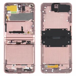 Mittelrahmen Bezel fr Samsung Galaxy Z Flip 5G Pink Middle Frame Rahmen Gehuse Zubehr Ersatzteil