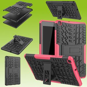Fr Samsung Galaxy Tab A 8.0 2019 T290 T295 Hybrid Outdoor Schutzhlle Case Pink Tasche Cover Etuis
