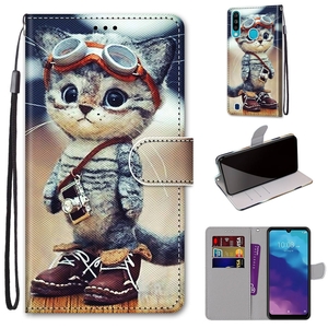 F�r ZTE Blade A7 2020 Kunstleder Handy Tasche Book Motiv 1 Schutz H�lle Case Cover Etui Neu