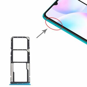Sim Card Tray fr Xiaomi Redmi 9A Grn Karten Halter Schlitten Holder Ersatzteil