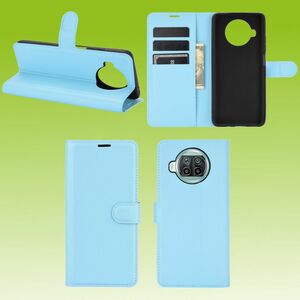 Fr Xiaomi Mi 10T Lite Handy Tasche Wallet Premium Hell Blau Schutz Hlle Case Cover Etuis Neu Zubehr