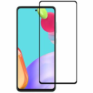 F�r Samsung Galaxy A72 4G 3D Premium 0,3 mm H9 Hart Glas Schwarz Folie Schutz H�lle Neu