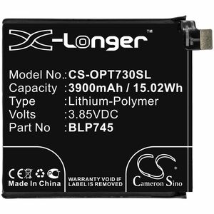 X-Longer Ersatzakku Akku Batterie f�r OnePlus 7T Pro ersetzt BLP745 Battery Accu