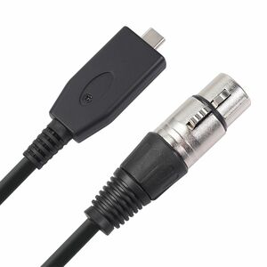 Mikrofon Audio Kabel USB-C auf Cannon 3m Recording Aufnahme Podcast Zubehr