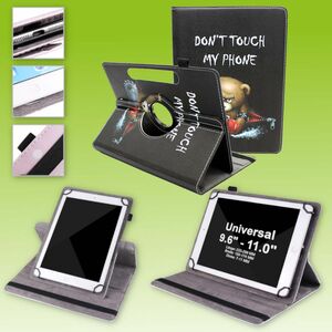 Fr Huawei MediaPad T5 10.1 Zoll 360 Grad Rotation Universell Motiv 7 Tablet Tasche Kunst Leder Hlle Etuis