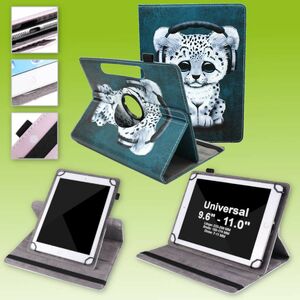 Fr Huawei MediaPad M5 Lite 10.1 Zoll 360 Grad Rotation Universell Motiv 18 Tablet Tasche Kunst Leder Hlle Etuis