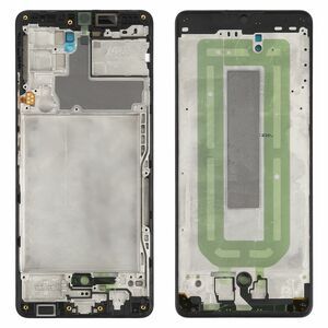 LCD Rahmen Bezel fr Samsung Galaxy A42 Schwarz Front Housing Ersatz