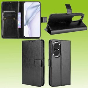 Fr Huawei P50 Handy Tasche Wallet Premium Schwarz Schutz Hlle Case Cover Etuis Neu Zubehr