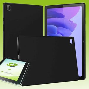 Für Samsung Galaxy Tab A7 Lite 2021 8.7 Zoll Schwarz Hülle Tasche Cover + H9 Hart Glas