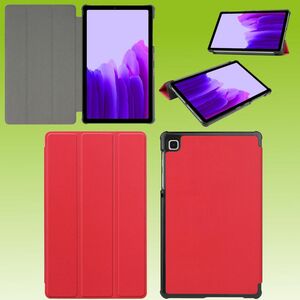 Fr Samsung Galaxy Tab A7 Lite 2021 8.7 2021 Tablet Tasche 3 folt Wake UP Smart Cover Etuis Rot