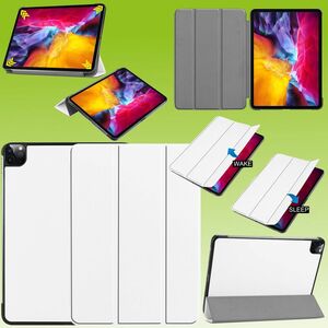 Premium Smart Cover Wei Tasche Etuis Hlle fr Apple iPad Air 11 2024 / Pro 11.0 2021/ 2022 Case