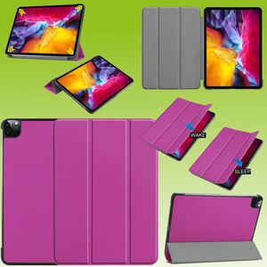 Premium Smart Cover Lila Tasche Etuis H�lle f�r Apple iPad Air 11 2024 / Pro 11.0 2021/ 2022 Case