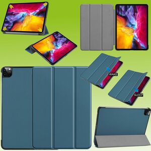 Premium Smart Cover Dunkel Grn Tasche Etuis Hlle fr Apple iPad Air 11 2024 / Pro 11.0 2021/ 2022 Case