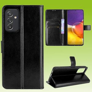 Fr Samsung Galaxy A82 5G Handy Tasche Wallet Premium Schwarz Schutz Hlle Case Cover Etuis Neu Zubehr