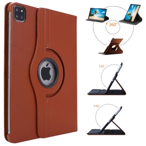 Fr Apple iPad Air 11 2025 / 2024 / Pro 11.0 2022 / 2021 360 Grad Rotation Tablet Tasche Hlle Braun