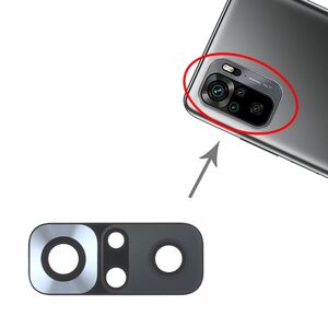 Kamera Linsen Abdeckung fr Xiaomi Redmi Note 10 Ersatzteil Reparatur Schwarz