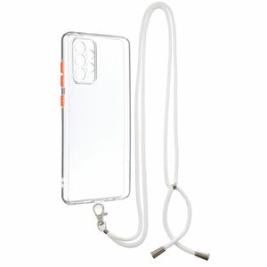 F�r Samsung Galaxy A72 5G / 4G Silikoncase TPU Schutz Transparent Handy Tasche H�lle Cover Etui Zubeh�r Neu + Halte Schlaufe