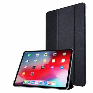 F�r Apple iPad Air 13 2024 / Pro 12.9 2021 3 folt Wake UP Smart Cover Tablet Tasche Schwarz Etuis