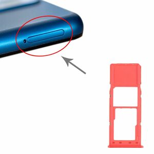 Sim Karten Halter fr Samsung Galaxy A12 Rot Card Tray Micro SD Ersatzteil
