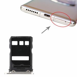 F�r Huawei Mate 40 SIM Card Tray + NM Card Tray Karten Halter Silber Neu