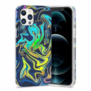 F�r Apple iPhone 12 Pro Max Shockproof TPU Watercolor Splash Schutz Tasche H�lle Cover Etui Motiv 4
