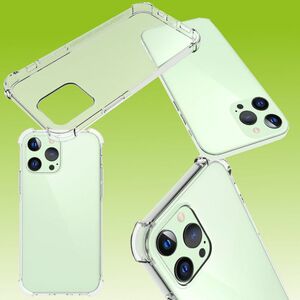 F�r Apple iPhone 13 Pro Handy Tasche Transparent Schock H�lle Etuis Cover Neu