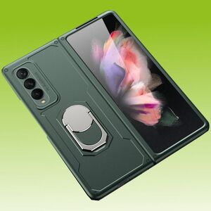 Fr Samsung Galaxy Z Fold3 5G GKK Hart Cover Handy Tasche Hlle Etuis Grn Schutz