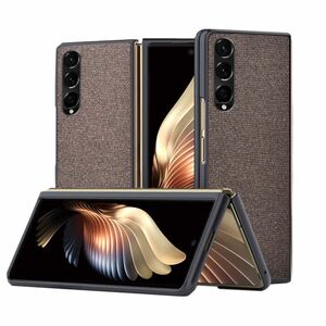 Fr Samsung Galaxy Z Fold3 5G Sand Design Kunststoff Hart Cover Handy Tasche Hlle Etuis Braun