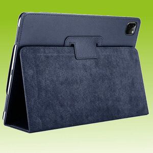 Fr Apple iPad Air 13 2024 / Pro 12.9 2021 Dunkel Blau Kunstleder Hlle Cover Tablet Tasche Case Neu