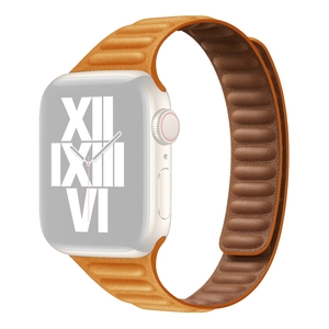 Fr alle Apple Watch Series Magnetisches Magnet Hochwertiges Kunst Leder Ersatz Tausch Uhr Armband Zubehr Neu