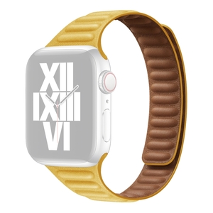 Fr alle Apple Watch Series Magnetisches Magnet Hochwertiges Kunst Leder Ersatz Tausch Uhr Armband Zubehr Neu