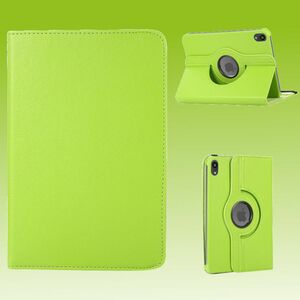 Fr Apple iPad Mini 2024 8.3 Zoll / Mini 6 2021 360 Grad Rotation Kunstleder Hlle Grn