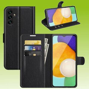 Für Samsung Galaxy A13 5G / A04S Handy Tasche Wallet Premium Schutz Hülle Case Cover Etuis Neu Zubehör Schwarz