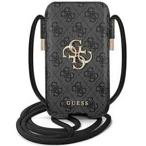 Guess Big Logo Smartphone Handy Umh�nge Tasche Universell f�r Smartphones bis 6.7 Zoll Grau