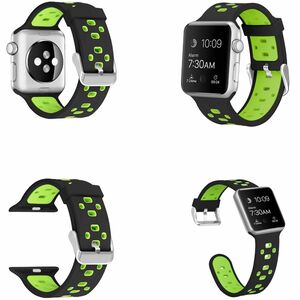 F�r Apple Watch Serie 11 10 / Ultra 3 2 1 / 9 8 7 6 5 Kunststoff Silikon Armband