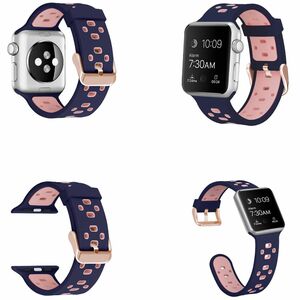 Fr Apple Watch Serie 11 10 / Ultra 3 2 1 / 9 8 7 6 5 Kunststoff Silikon Armband