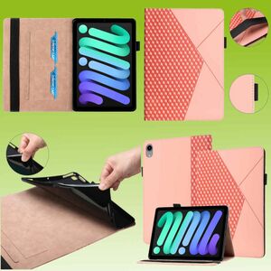 Fr Apple iPad Mini 6 2021 Design Muster Pink Kunstleder Hlle Cover Tablet Tasche Case Neu