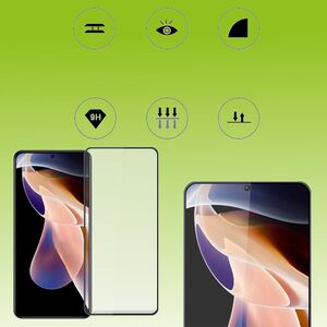 Fr Xiaomi Redmi Note 11 Pro Plus 5G 3D Premium 0,3 mm H9 Hart Glas Schwarz Folie Schutz Hlle Neu
