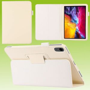 Fr Apple iPad Mini 2024 8.3  / Mini 6 2021 Kunstleder Hlle Wei