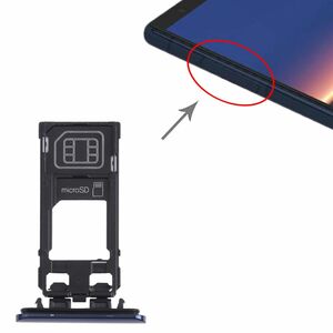 SIM + Micro SD Karten Halter Card Tray fr Sony Xperia 5 Blau Ersatz Zubehr