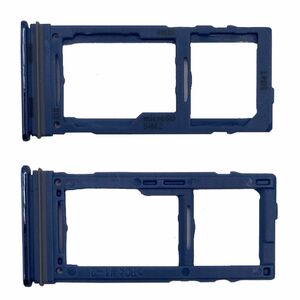 Dual Sim + Micro SD Karten Halter f�r GH98-46930B Samsung Galaxy M52 5G Hell Blau