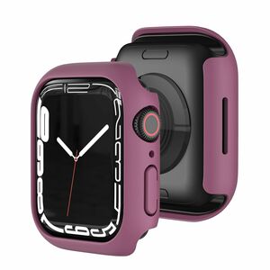 Fr Apple Watch Serie 9 8 7 41mm Schock TPU Silikon Hlle Wein Rot