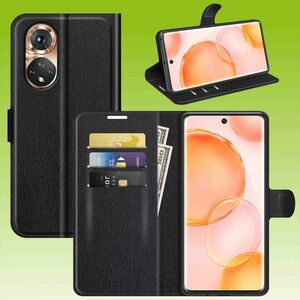 Fr Honor 50 Pro Handy Tasche Wallet Premium Schutz Hlle Case Cover Etuis Neu Zubehr Schwarz