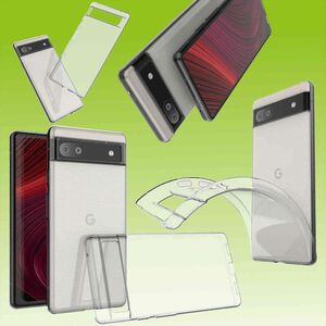 Für Google Pixel 6a Silikoncase TPU Schutz Transparent Handy Tasche Hülle Cover Etui Zubehör Neu