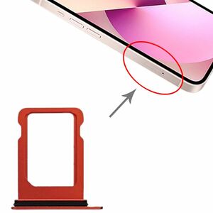 SIM Karten Halter Adapter Card Tray fr Apple iPhone 13 Mini Ersatzteil Zubehr Rot