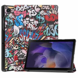 Fr Samsung Galaxy Tab A8 10.5 2021 3folt Wake UP Smart Cover Tablet Tasche Etuis Hlle Case Schutz Motiv 2