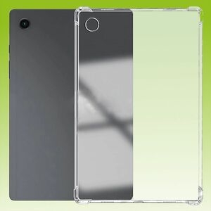 Fr Samsung Galaxy Tab A8 10.5 2021 X205 X200 Transparent Tablet Tasche Hlle Case TPU Silikon dnn mit verstrkten Ecken